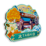 Refrigerator Magnet for Taibai, Shaanxi, China  778