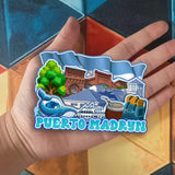 Refrigerator Magnet for Puerto Madryn Argentina  2838