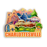 Refrigerator Magnet for Charlottesville Virginia USA  891