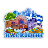 Refrigerator Magnet for Halkidiki Greece  1788