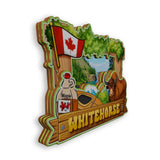 Refrigerator Magnet for Whitehorse Canada  1877
