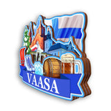 Refrigerator Magnet for Vaasa Finland  2350