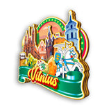 Refrigerator Magnet for Vilnius Lithuania  2477