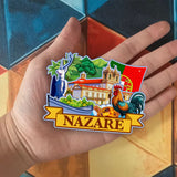 Refrigerator Magnet for Nazare Portugal  1953