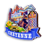 Refrigerator Magnet for Cheyenne Wyoming USA  919