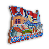 Kühlschrankmagnet für Kristiansand Norwegen 2277