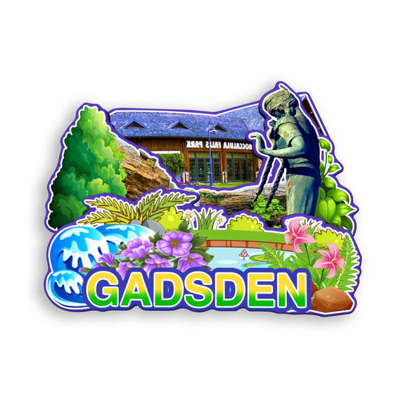 Kühlschrankmagnet für Gadsden Alabama USA 353