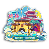 Refrigerator Magnet for Sole Beauty Peak - King's City Scenic Area, Guilin, Guangxi, China  38