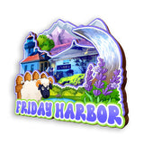 Refrigerator Magnet for Friday Harbor Washington USA  903