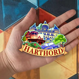 Refrigerator Magnet for Hartford Connecticut USA  288