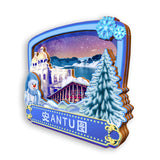 Refrigerator Magnet for Antu, Jilin, China  726