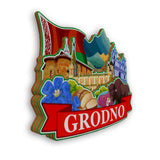 Refrigerator Magnet for Grodno Belarus  2468