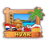 Refrigerator Magnet for Hvar Croatia  2217