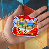 Kühlschrankmagnet für La Coruna, Spanien 1545