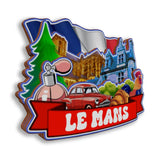 Refrigerator Magnet for Le Mans France  2589