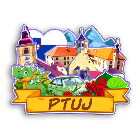 Refrigerator Magnet for Rtuj Slovenia  2364