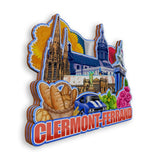 Refrigerator Magnet for Clermont-Ferrand France  1317
