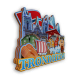 Kühlschrankmagnet für Trondheim Norwegen 2274