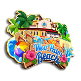 Магнит на холодильник для Уэст-Палм-Бич, Флорида, США 217