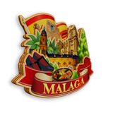 Refrigerator Magnet for Malaga Spain  1396