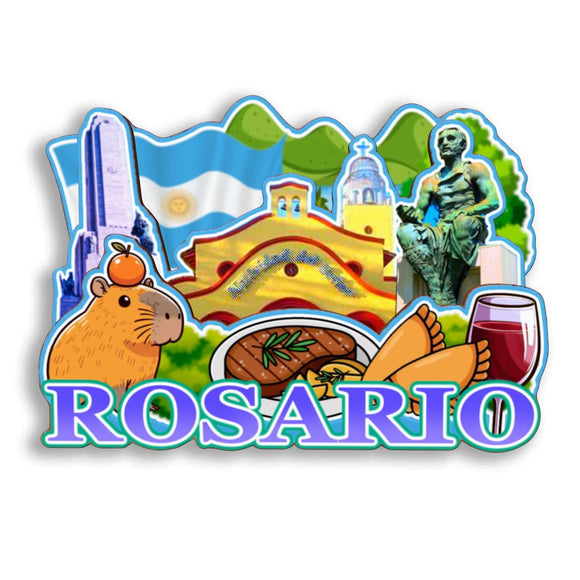 Refrigerator Magnet for Rosario Argentina  2833