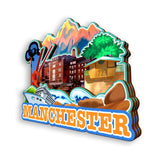 Refrigerator Magnet for Manchester New Hampshire USA  1048