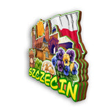 Refrigerator Magnet for Szczecin Poland  2127