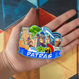 Refrigerator Magnet for Patras Greece  1737