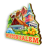 Refrigerator Magnet for Winston-Salem North Carolina USA  1096
