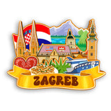 Refrigerator Magnet for Zagreb Croatia  2214