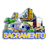 Kühlschrankmagnet für Sacramento, Kalifornien, USA 231