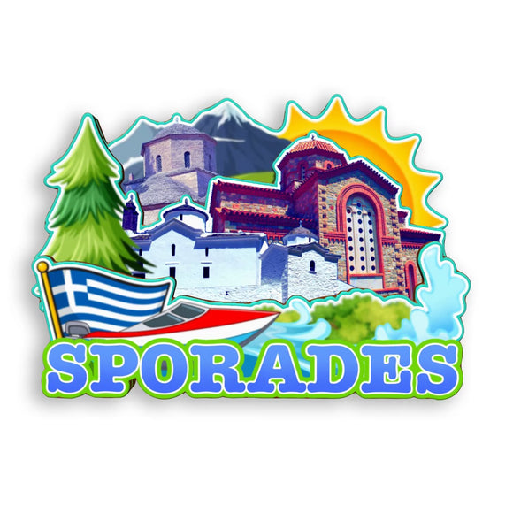 Refrigerator Magnet for Sporades Greece  1789