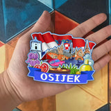 Refrigerator Magnet for Osijek Croatia  2233