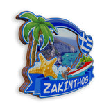 Refrigerator Magnet for Zakinthos Greece  1715