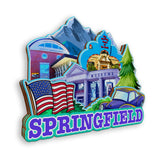 Refrigerator Magnet for Springfield Massachusetts USA  981