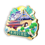 Магнит на холодильник для Цихэ, Шаньдун, Китай 535