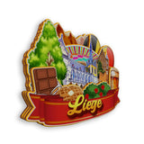 Kühlschrankmagnet für Lüttich, Belgien 2020