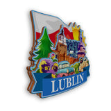 Refrigerator Magnet for Lublin Poland  2119