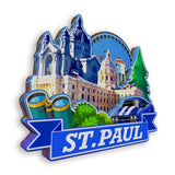 Refrigerator Magnet for St.Paul Minnesota USA  1003