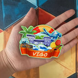 Kühlschrankmagnet für Vigo, Spanien 1553