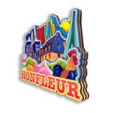 Refrigerator Magnet for Honfleur France  2631