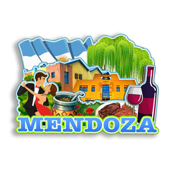 Refrigerator Magnet for Mendoza Argentina  2827