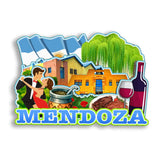 Refrigerator Magnet for Mendoza Argentina  2827