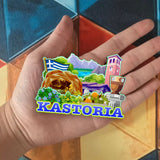Refrigerator Magnet for Kastoria Greece  1720