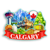 Refrigerator Magnet for Calgary Canada  1853