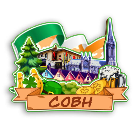 Refrigerator Magnet for Cobh Ireland  2202