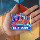 Kühlschrankmagnet für Baltimore Maryland USA 973