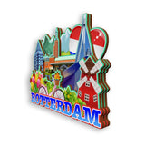 Refrigerator Magnet for Rotterdam Netherlands  1972