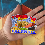 Refrigerator Magnet for Palencia Spain  1509