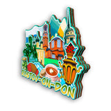 Refrigerator Magnet for Rostov-on-Don Russia  2561